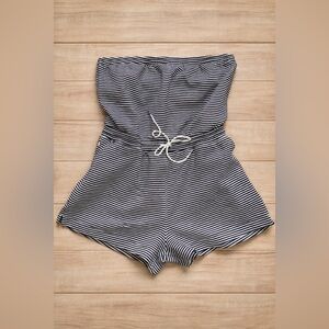YPB Abercrombie & Fitch Striped Romper XL